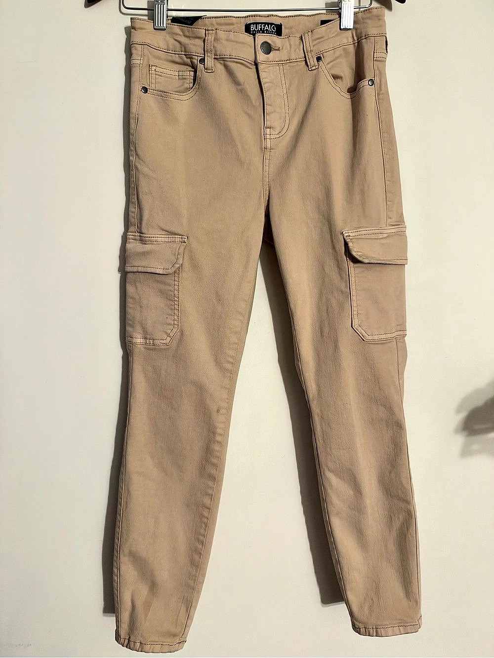 Buffalo David Bitton Becky High-Rise Cargo Skinny Pants Size 4